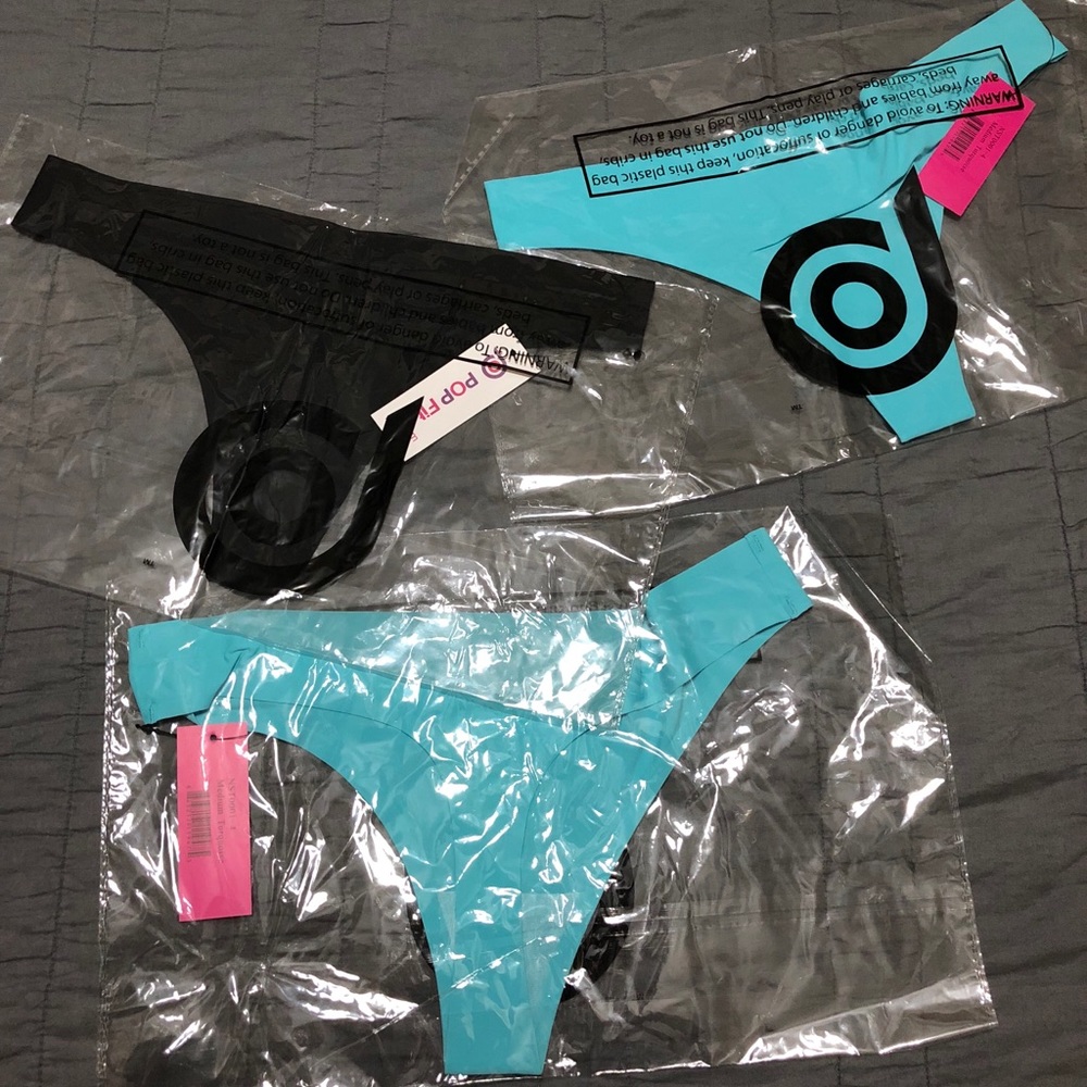 Pop Fit athletic wear 3 pack thong